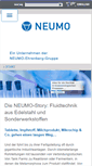 Mobile Screenshot of neumo.de